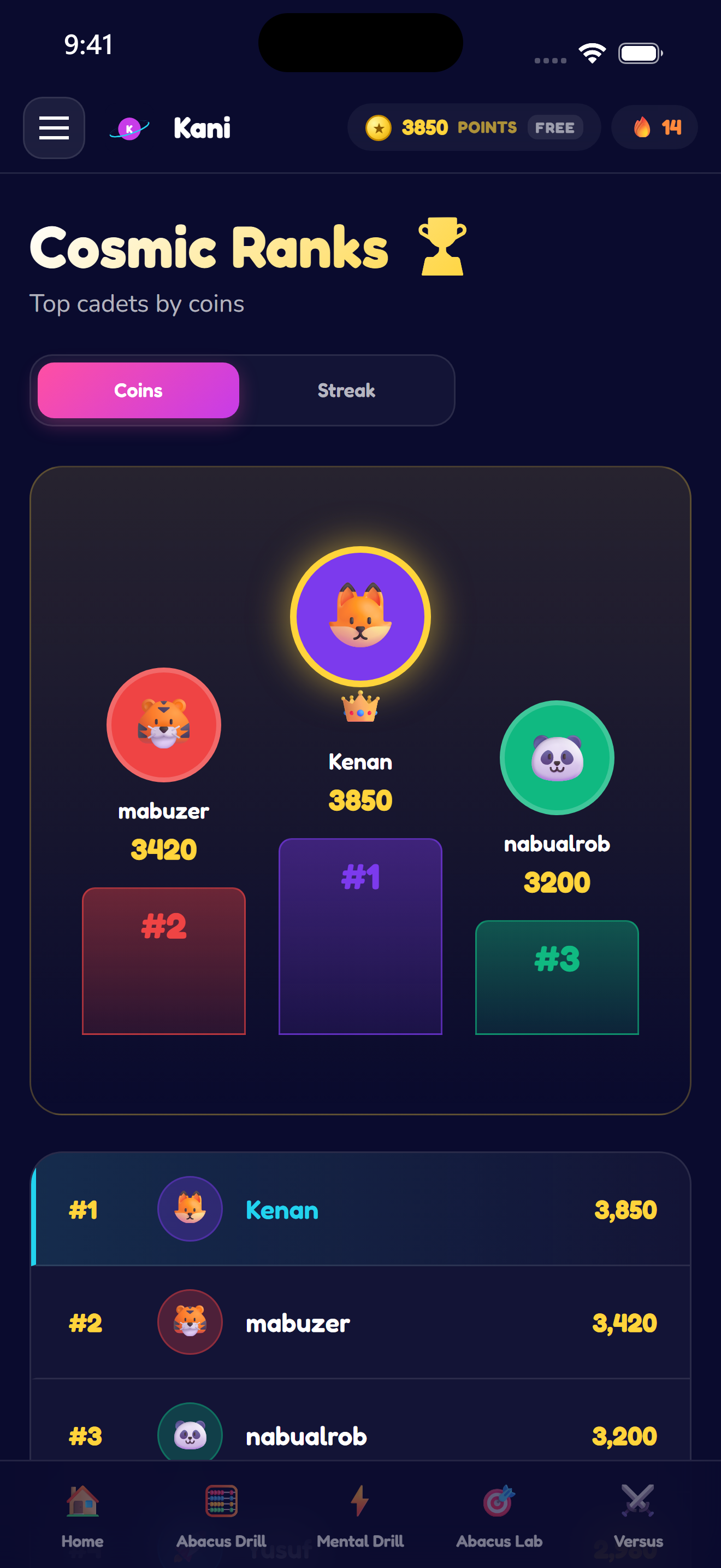 Climb the global leaderboard.